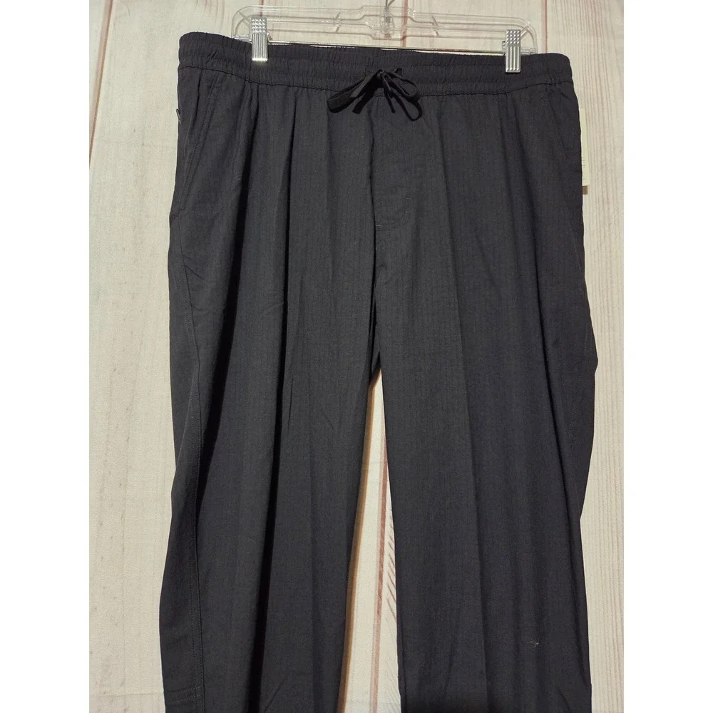 All in Motion‎ Mens Ripstop Pants Black Medium Moisture Wicking UPF 50+ Stretch